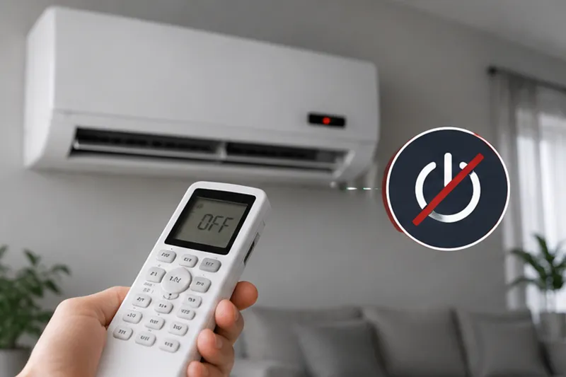 تنظیمات اشتباه ریموت و روشن نشدن کولر گازی جنرال گلد